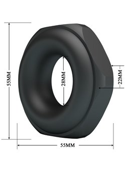 Crazy Bull Jarvius - Anello Fallico in Silicone Super Morbido Mod 14
