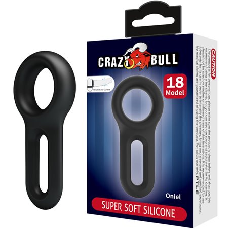 Crazy Bull Oniel - Anello Fallico in Silicone Super Morbido Mod 18