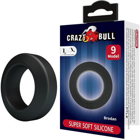 Crazy Bull Brodan - Anello Fallico in Silicone Super Morbido Mod 9