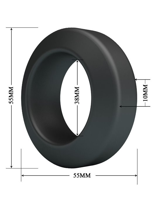 Crazy Bull Brodan - Anello Fallico in Silicone Super Morbido Mod 9