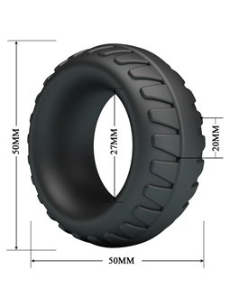 Crazy Bull Dilson - Anello Fallico in Silicone Super Morbido Mod 3