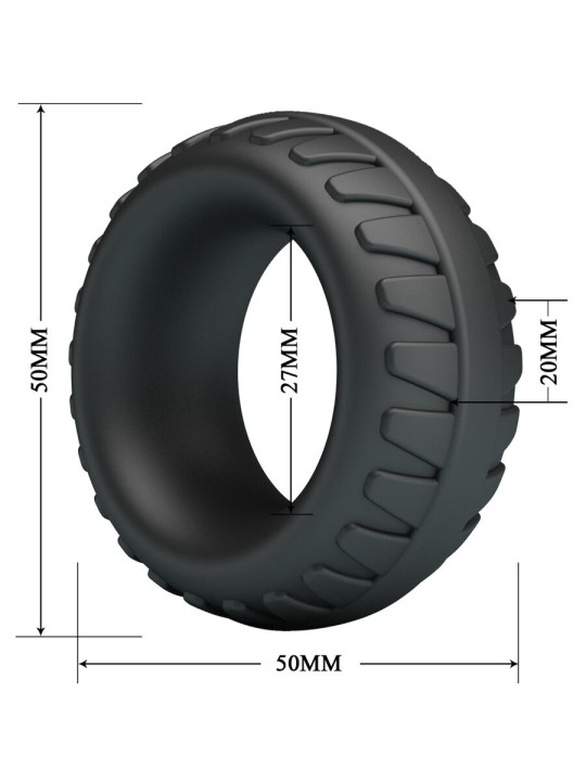 Crazy Bull Dilson - Anello Fallico in Silicone Super Morbido Mod 3