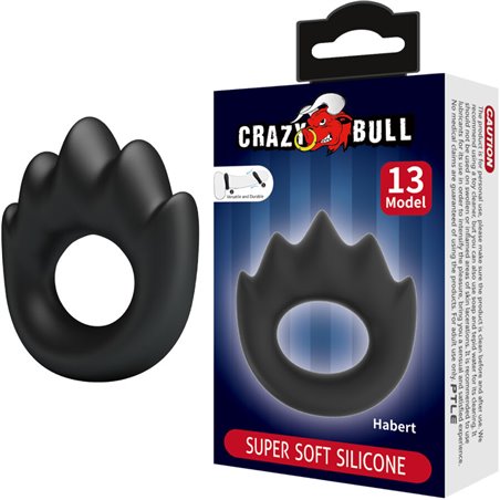 Crazy Bull Habert - Super Soft Silicone Cock Ring Mod 13