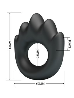 Crazy Bull Habert - Anello Fallico in Silicone Super Morbido Mod 13