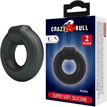 Crazy Bull Kayke - Super Soft Silicone Cock Ring Mod 2