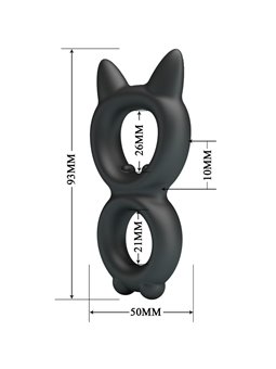 Crazy Bull Toran - Super Soft Silicone Cock Ring Mod 20