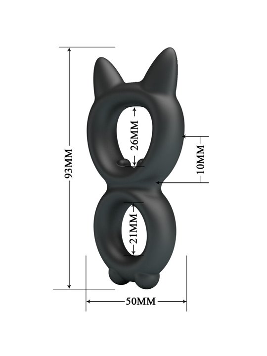 Crazy Bull Toran - Super Soft Silicone Cock Ring Mod 20