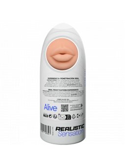 Alive Flex - Masturbatore Maschile Bocca Realistica Taglia M