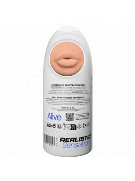 Alive Flex - Masturbatore Maschile Bocca Realistica Taglia M