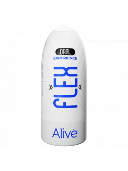 Alive Flex - Masturbatore Maschile Bocca Realistica Taglia M