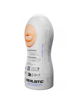 Alive Maxi Flex - Masturbatore Maschile Bocca Realistica Taglia L