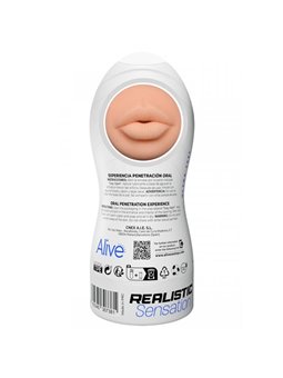 Alive Maxi Flex - Masturbatore Maschile Bocca Realistica Taglia L