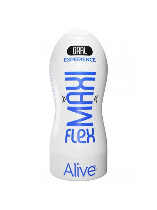 Alive Maxi Flex - Masturbatore Maschile Bocca Realistica Taglia L