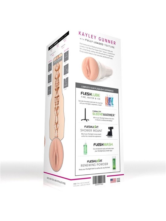 Fleshlight Girls - Kayley Gunner Realistic Vagina Masturbator for Men