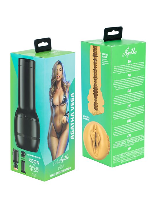 Kiiroo Feel - Masturbatore Vagina Realistica in Silicone di Agatha Vega