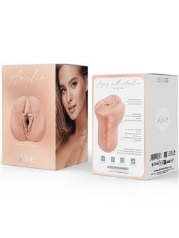 Alive Amelia - Masturbatore Maschile Vagina Realistica in Silicone