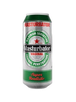 Alive Beer Can - Realistic Silicone Male Vagina Masturbator