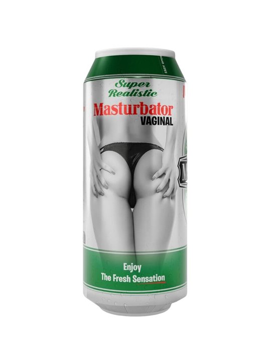 Alive Beer Can - Realistic Silicone Male Vagina Masturbator