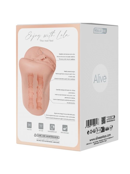 Alive Lola - Realistic Silicone Male Vagina Masturbator