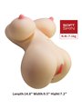 Crazy Bull Fiona - Torso Femminile con Ano e Vagina Realistici 7,1 Kg