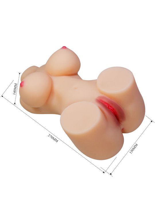 Crazy Bull Hetty - Torso Femminile con Ano e Vagina Realistici 1,9 Kg