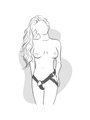 Adrien Lastic - Imbracatura Strap-On in Cotone con Anello Metallico