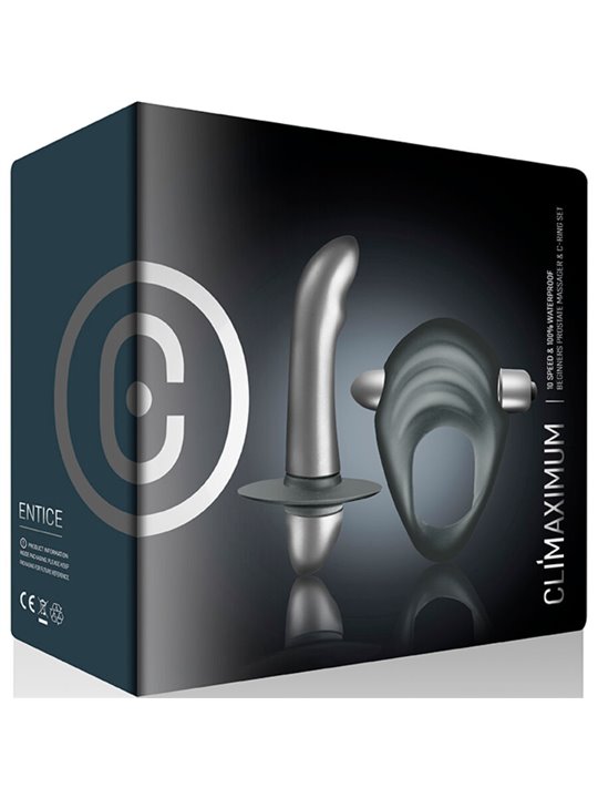 Climaximum Entice - Avio Cock Ring + Gratus Prostate Vibrator
