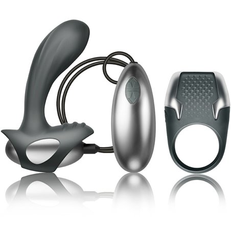 Climaximum Excite - Anello Fallico Tyro + Vibratore Prostatico Toulz
