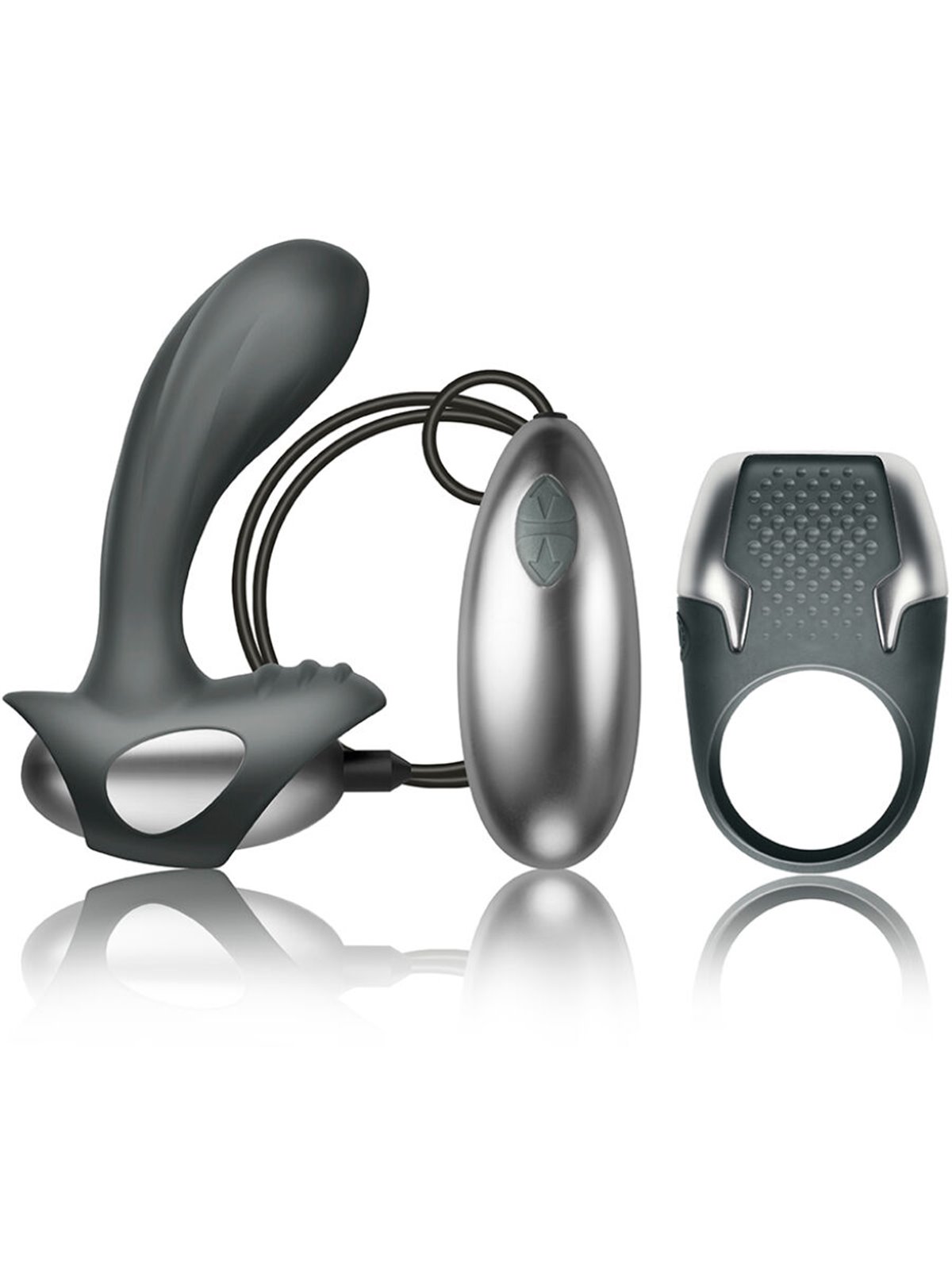 Climaximum Excite - Tyro Cock Ring + Toulz Prostate Vibrator