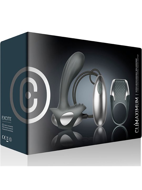Climaximum Excite - Tyro Cock Ring + Toulz Prostate Vibrator
