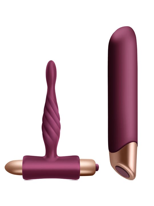 Climaximum Rapture - Vibratore Miyana + Plug Anale Vibrante Pharos