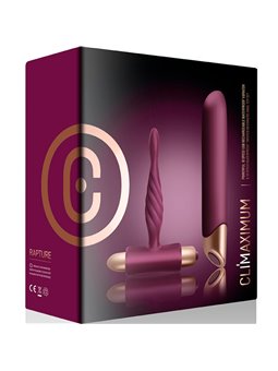 Climaximum Rapture - Vibratore Miyana + Plug Anale Vibrante Pharos