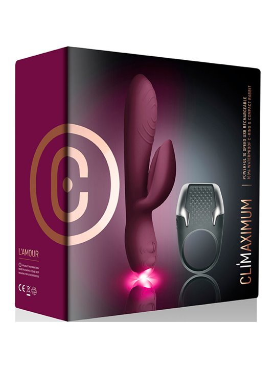 Climaximum L'Amour - Spirit Vibrator + Tyro Vibrating Cock Ring