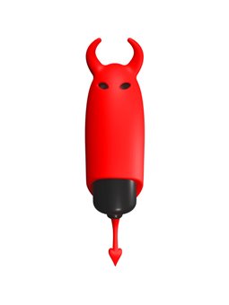 Adrien Lastic Devol - Mini Vibratore Vaginale in Silicone Rosso