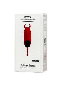 Adrien Lastic Devol - Mini Vibratore Vaginale in Silicone Rosso
