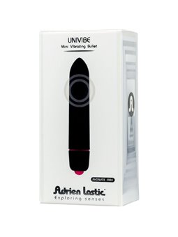 Adrien Lastic Univibe - Black Silicone Mini Bullet Vibrator