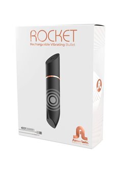 Adrien Lastic Rocket - Black Silicone Mini Bullet Vibrator