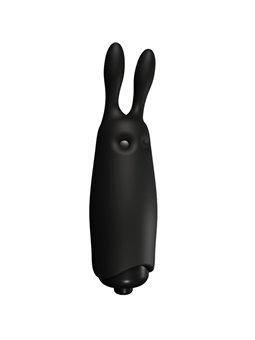 Adrien Lastic Poket Vibe - Mini Rabbit Vibrator in Black Silicone