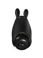 Adrien Lastic Poket Vibe - Mini Rabbit Vibrator in Black Silicone