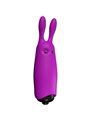 Adrien Lastic Poket Vibe - Mini Vibratore Rabbit in Silicone Viola