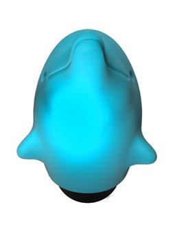 Adrien Lastic Flippy - Mini Vibratore Tascabile a forma di Delfino