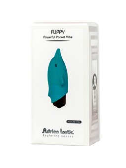 Adrien Lastic Flippy - Mini Vibratore Tascabile a forma di Delfino