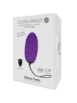 Adrien Lastic Ocean Breeze 2.0 - Ovetto Vibrante con Telecomando Viola