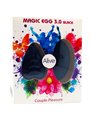 Alive Magic Egg 3 - Ovetto Vibrante in Silicone Nero con Telecomando