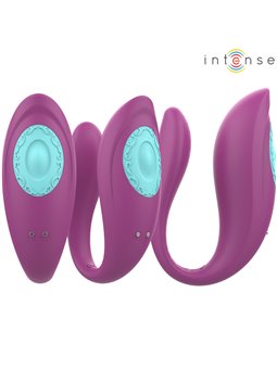 Intense Annie - Purple Silicone U-Shaped Vibrator with Remote Control