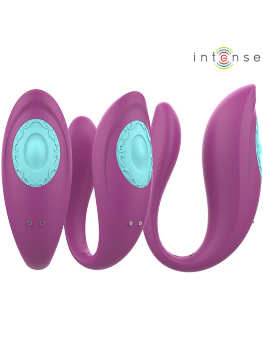 Intense Annie - Purple Silicone U-Shaped Vibrator with Remote Control