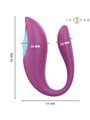 Intense Annie - Purple Silicone U-Shaped Vibrator with Remote Control