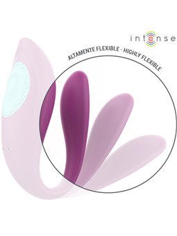 Intense Annie - Purple Silicone U-Shaped Vibrator with Remote Control