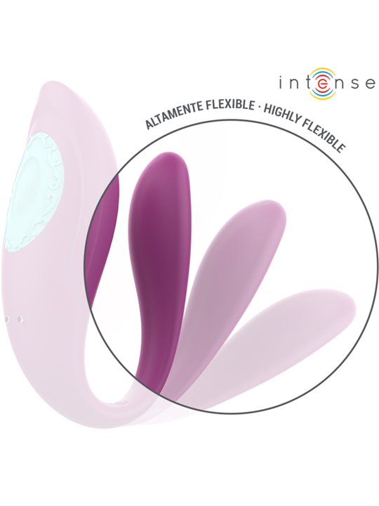 Intense Annie - Purple Silicone U-Shaped Vibrator with Remote Control