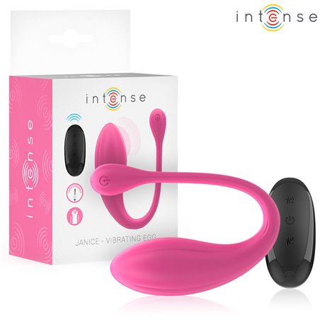 Intense Janice - Vibratore a U Rosa Doppia Stimolazione con Telecomando